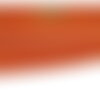 Sangle chinée point sellier 30mm orange au mètre