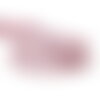 Frange métallique 30mm vieux rose au mètre