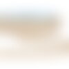 Bobine 25m galon franges 12mm beige