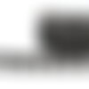 Bobine 25m frange chinée métal 21mm argent