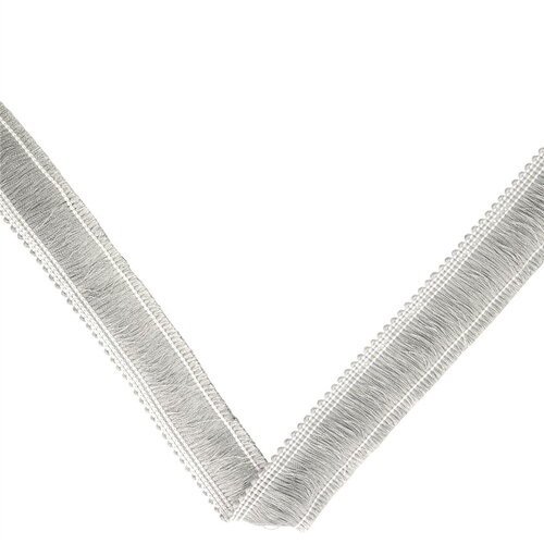 Bobine 20m frange épaisse 25mm gris clair