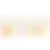 Bobine 20m frange pompons multicolore 45mm