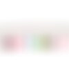 Bobine 20m frange pompons multicolore 45mm