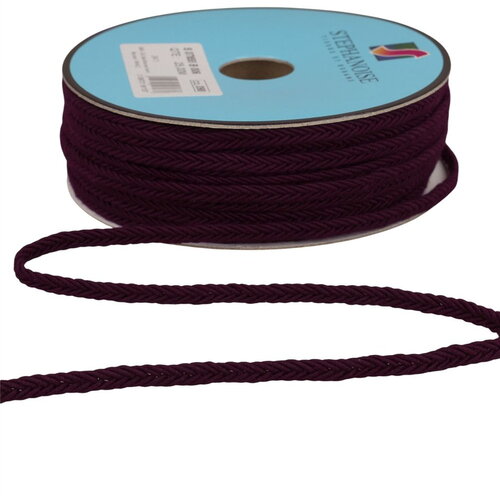 Bobine 25m galon chevrons 6mm violet