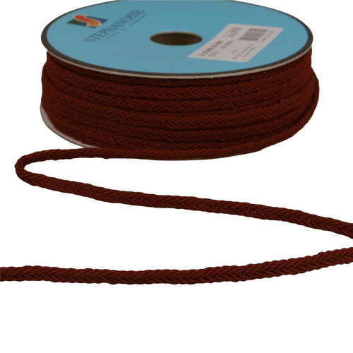 Bobine 25m galon chevrons 6mm rouge
