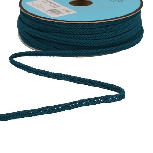 Bobine 25m galon chevrons 6mm bleu