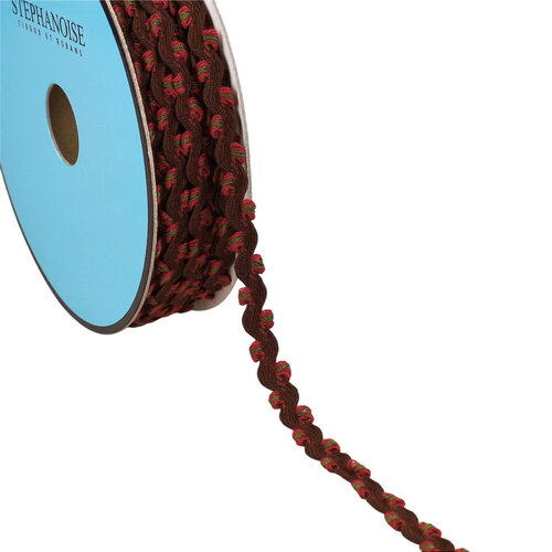Bobine 25m serpentine festonnée 10mm violet