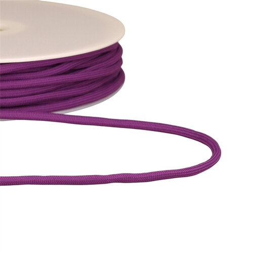 Bobine 30m cordon tressé 4,5mm violet