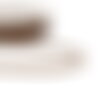 Bobine 30m cordon tressé 4,5mm marron