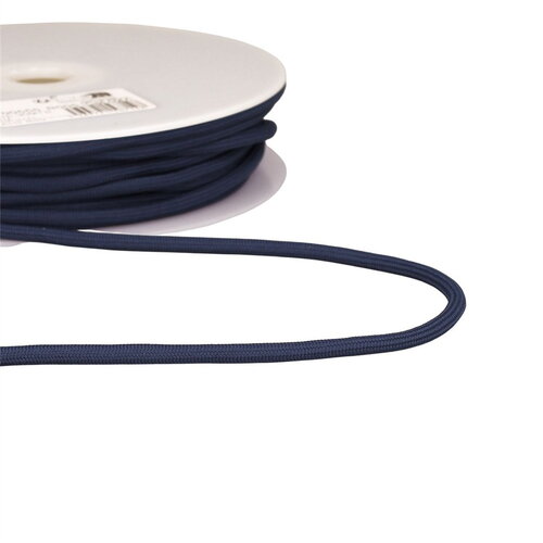 Bobine 30m cordon tressé 4,5mm bleu