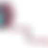 Tresse tricolore 3 brins 7mm bleu blanc rouge au mètre