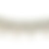 Galon flochettes 27mm vert amande au mètre