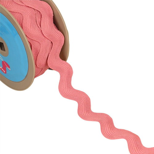 Serpentine géante chinée 33mm rose au mètre