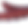 Galon brodé ethnique 40mm rouge au mètre