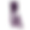 Bobine 25m dentelle entre deux 25mm violet