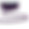 Bobine 25m galon vagues mat 9mm violet