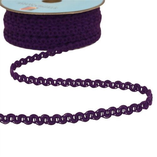 Bobine 25m galon vagues mat 9mm violet