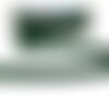 Bobine 20m galon vagues 17mm vert bouteille