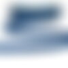 Bobine 20m galon vagues 17mm bleu roi