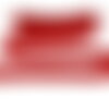 Bobine 20m galon vagues 17mm rouge