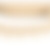 Bobine 20m galon flochettes 27mm beige