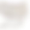 Bobine 13,7m guipure paillettes 70mm blanc