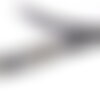 Bobine 10m galon perles ethnique thermocollant 25mm noir