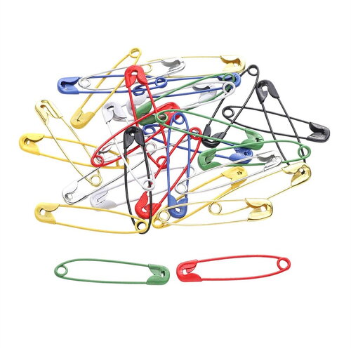 Boîte de 120  épingles de sûreté 32mm multicolore