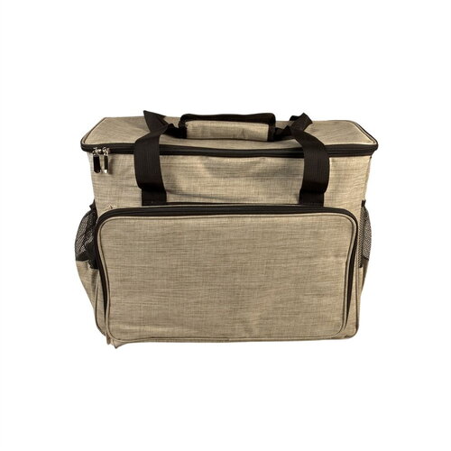 Sac pour machine à coudre/surjeteuse marron antilope 40x24x35cm