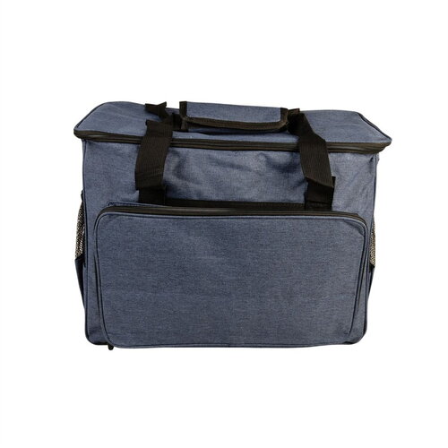 Sac pour machine à coudre/surjeteuse bleu marine 40x24x35cm