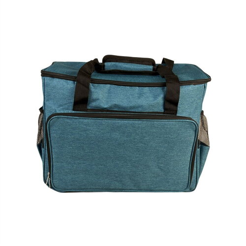 Sac pour machine à coudre/surjeteuse bleu roi 40x24x35cm