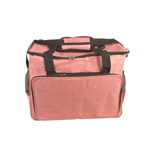 Sac pour machine à coudre/surjeteuse rose layette 40x24x35cm