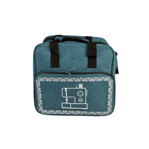 Sac pour machine à coudre/surjeteuse bleu roi 38x29x36cm