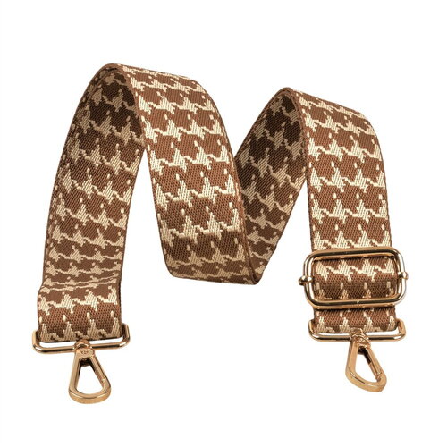 Bandoulière tendance 40x135cm beige/marron