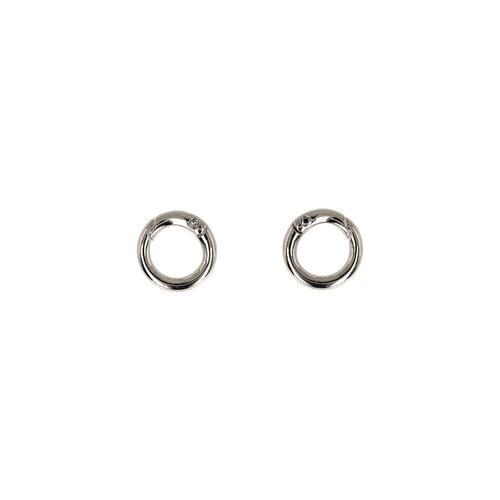 Lot de 4 anneaux 20mm argent