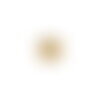 Lot de 3  boutons perles ovales 10mm beige antilope