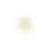 Bouton perle ovale 10mm ivoire