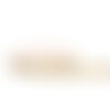 Bobine 20m ruban laitonné lapins blanc