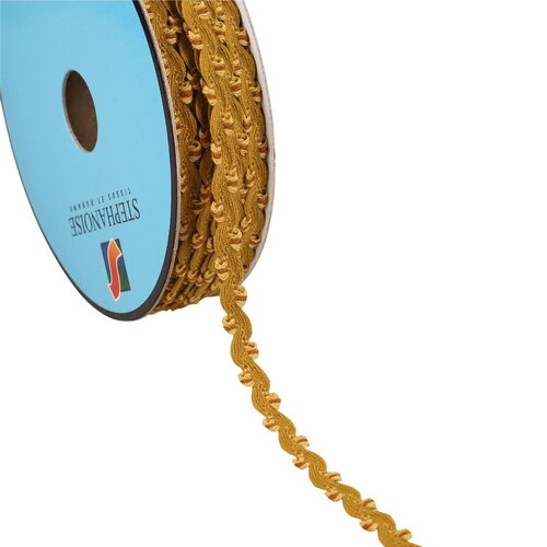 Serpentine festonnée 10mm beige au mètre