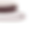 Cordon tressé 4,5mm violet au mètre