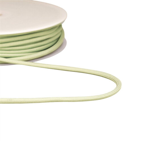 Cordon tressé 4,5mm vert au mètre