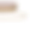 Cordon tressé 4,5mm beige au mètre