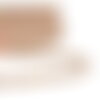 Cordon multicolore 5mm beige au mètre