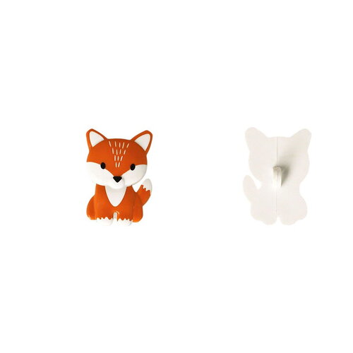 Lot de 3 boutons culot renard 24mm x 16mm