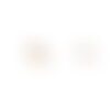 Lot de 3 boutons culot mouton blanc 18mm x 21mm