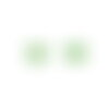 Lot de 3 boutons coeur culot 17mm vert saule