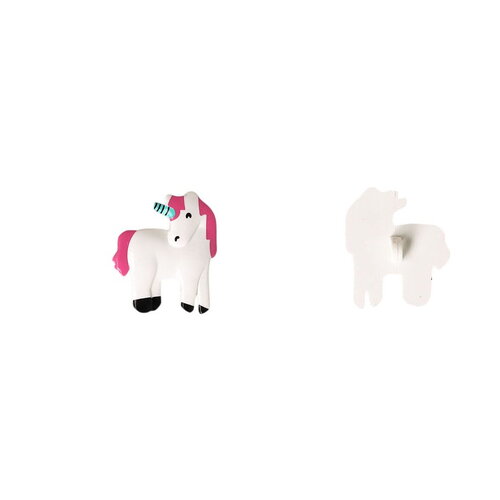 Lot de 6 boutons culot licorne 23mm x 20mm