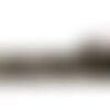 Bobine 10m galon brodé paillettes 58mm noir