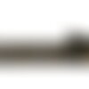 Bobine 10m galon brodé paillettes 45mm noir