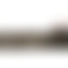 Bobine 10m galon brodé paillettes 60mm noir